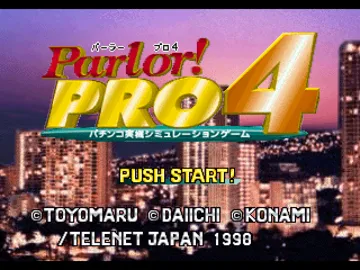 Parlor! Pro 4 (JP) screen shot title